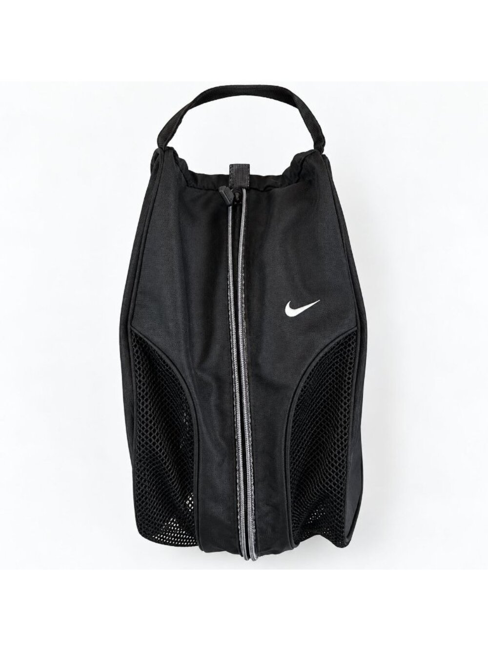 Nike Golf Shoe Bag Black Sports Gear Travel Bag Mesh Panels Athletic Gym
